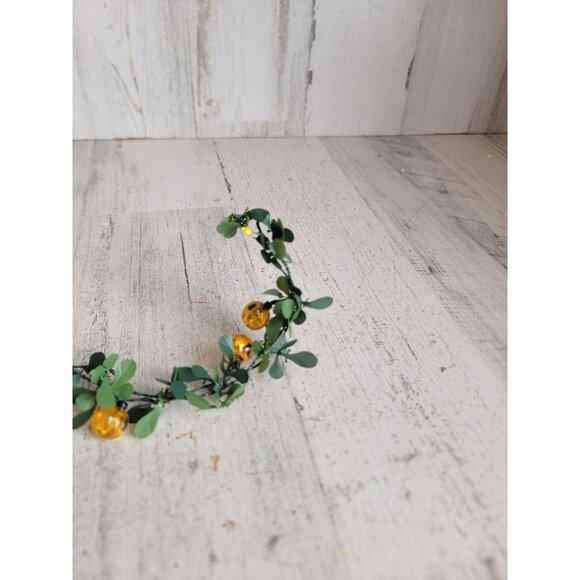 Lemax garland pumpkin string mini village accessory Halloween - Picture 3 of 6